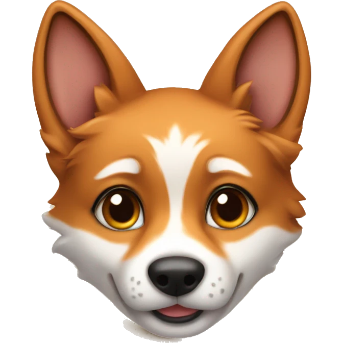 Fox dog puppy emoji