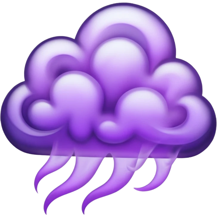Purple smoke emoji