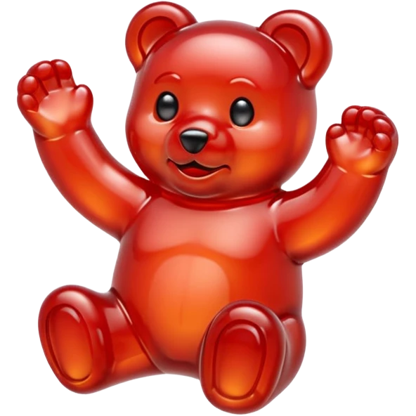 Red gummybear  emoji