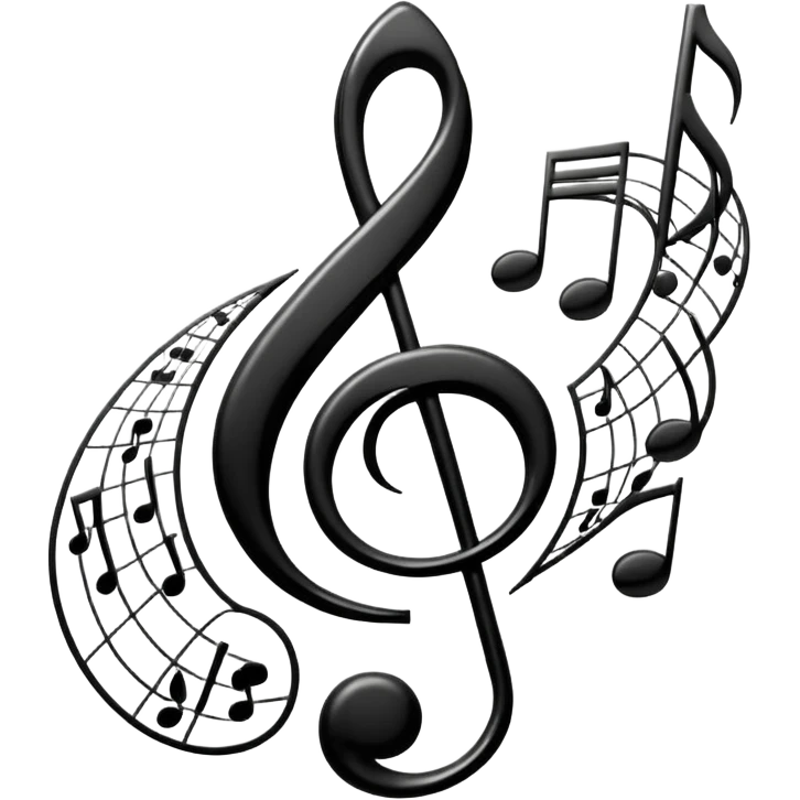 Treble and bass emoji