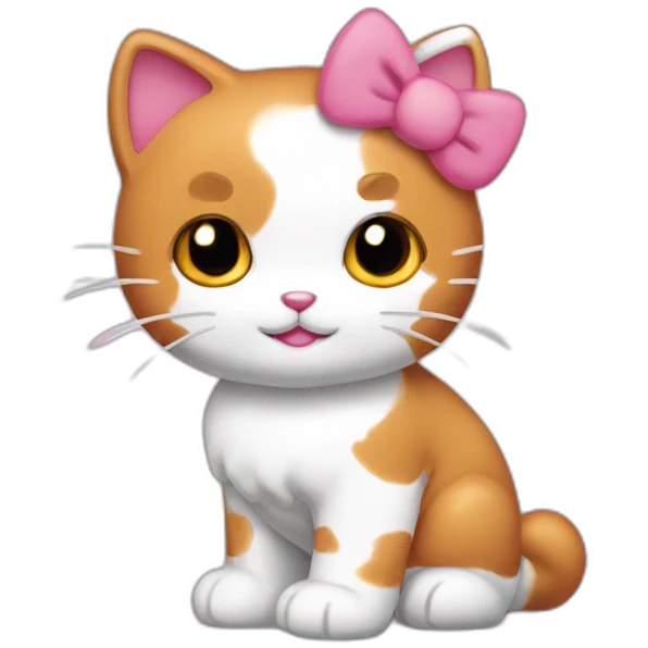 calico hello kitty emoji