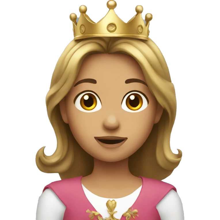 girl with crown emoji