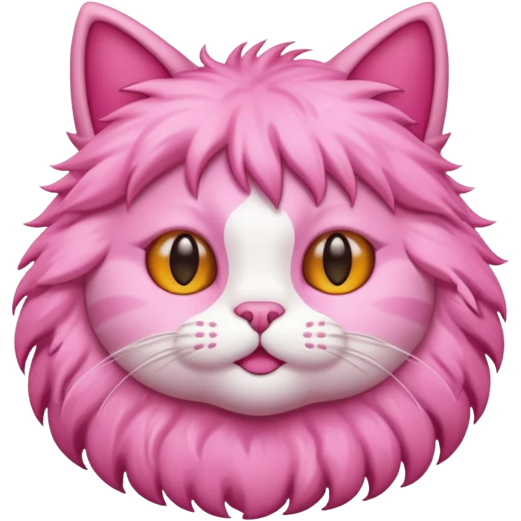 Pink cat emoji