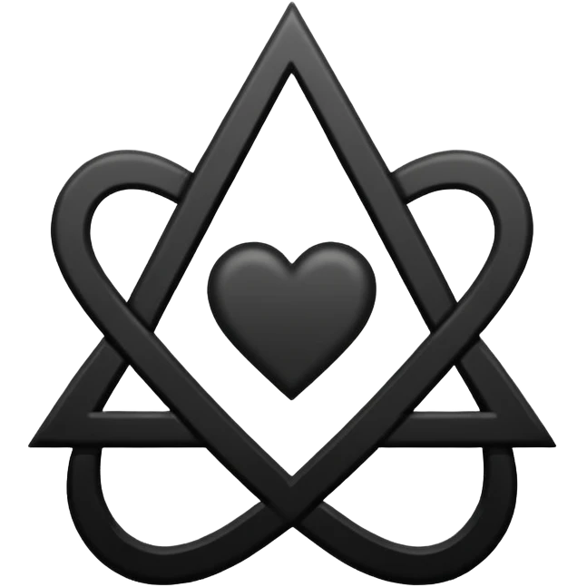 A heartagram emoji