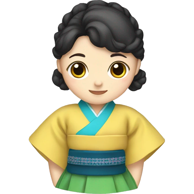 Hanbok outfit emoji