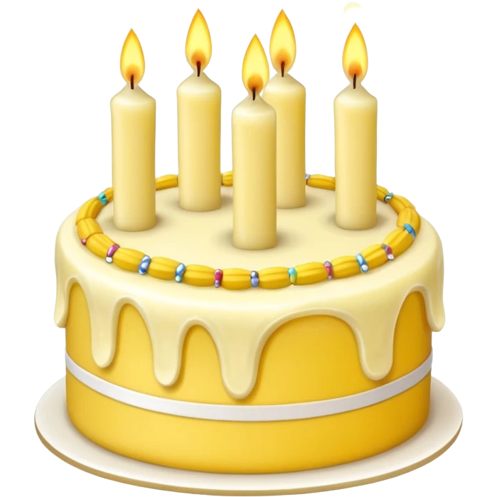 banana birthday cake emoji