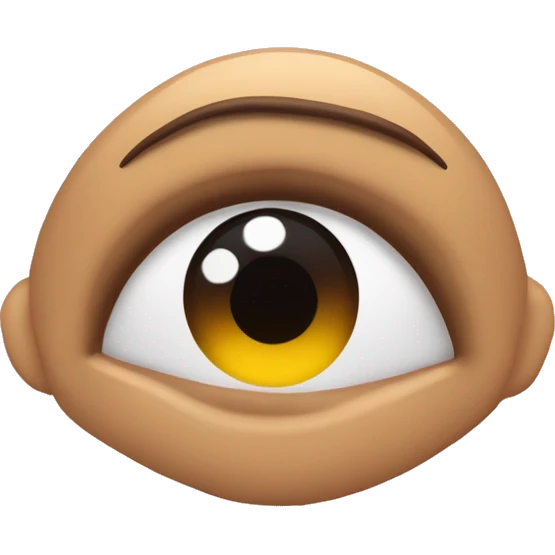Carita baeado con un corazón en cada ojo emoji