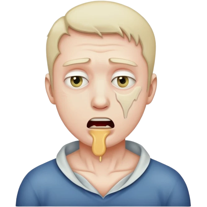 Choking man emoji