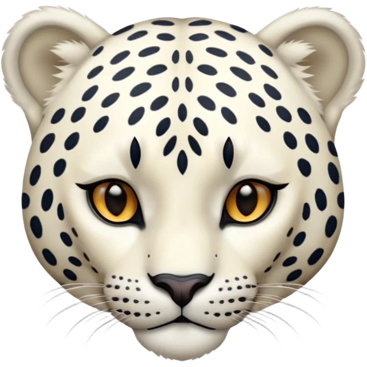 white leopard emoji