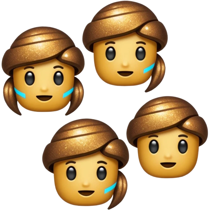 glitter poops brown cyberpunk emoji