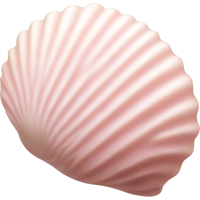 light pink shell emoji