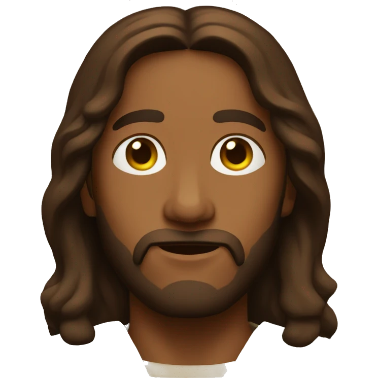 brown Jesus  emoji