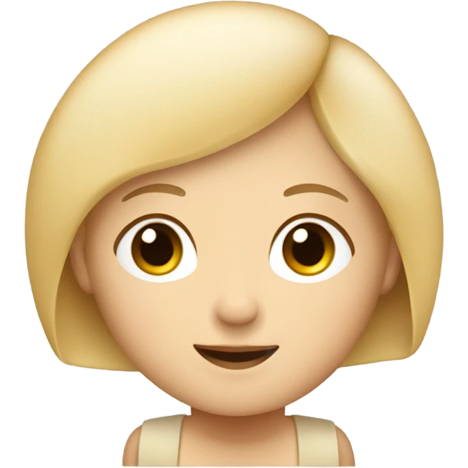 a blond girl with a body made of piadina emoji