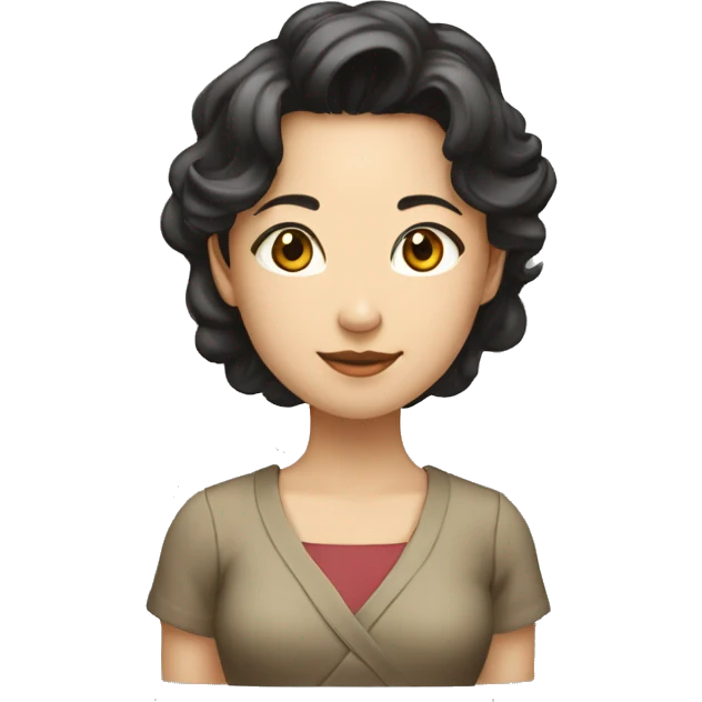 一个为了因为工作而发愁的女孩 emoji