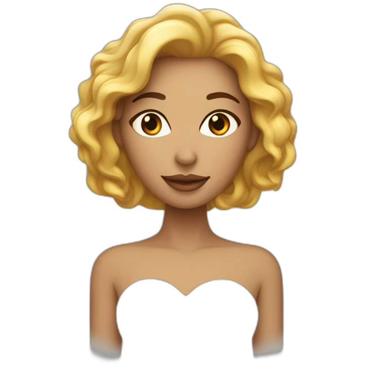 Femme peul voilée de teint clair avec un air amoureuse emoji