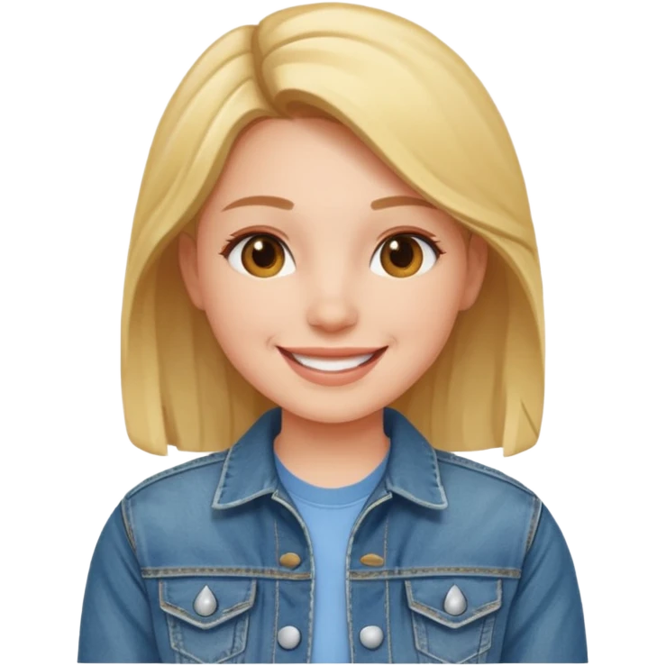 girl in jean jacket emoji