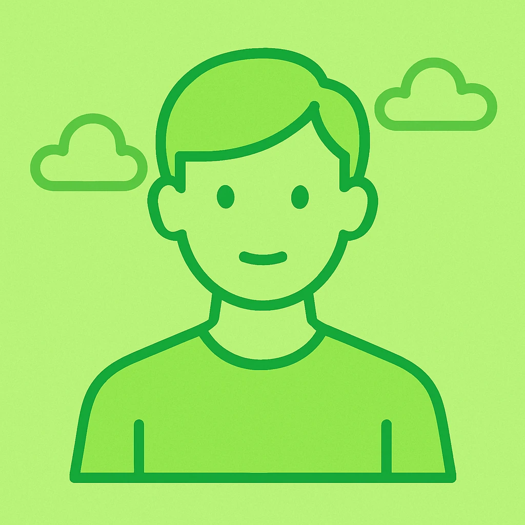 Create a monochromatic neon green variation of the icon, maintaining the flat minimalist style and preserving all original elements of the icon. emoji