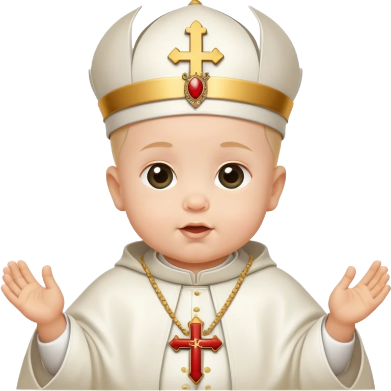 A baby pope emoji