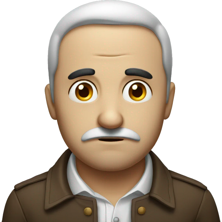 sad Turkish man celebrating his birthday with a sad face emoji