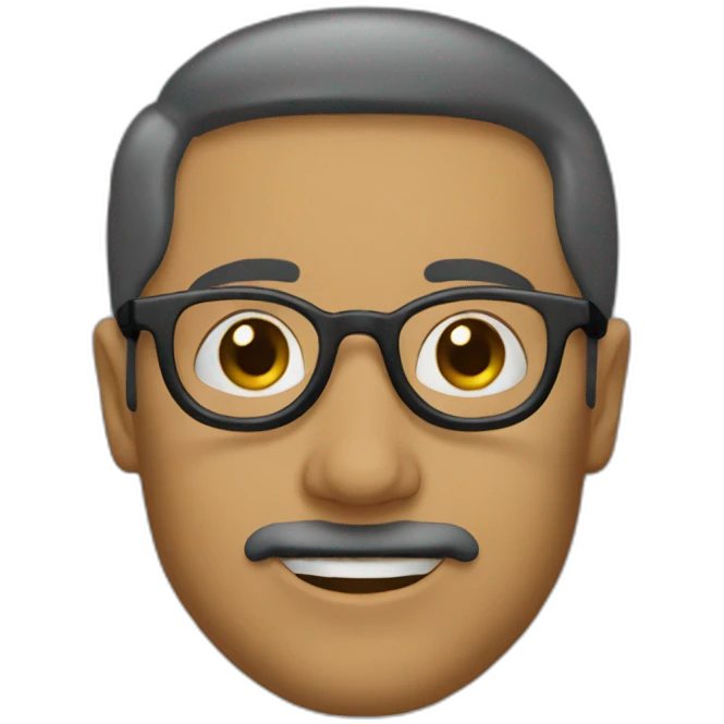 Caca lunette emoji