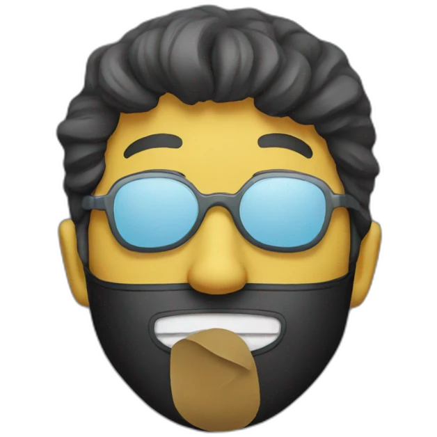 man with mask emoji
