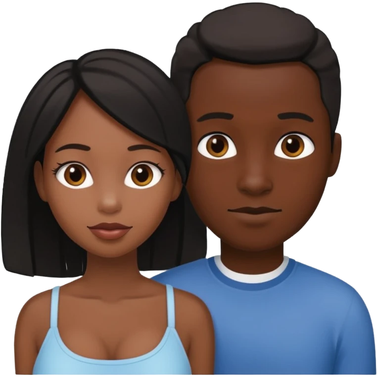 Black girl doggystyle sex with white man emoji