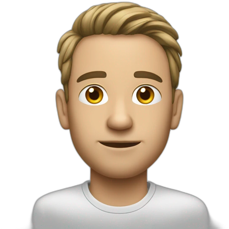 Yoan probst sur l'ordinateur emoji