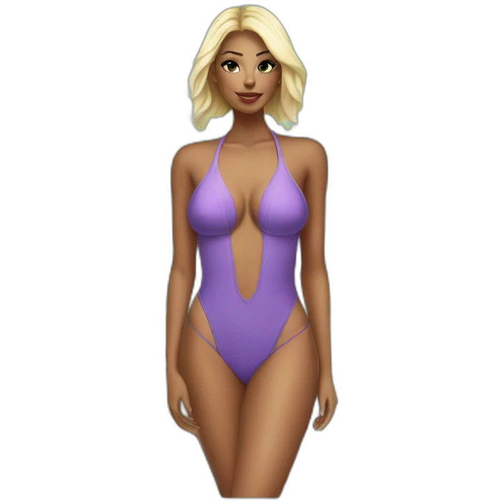 sexy chic in swimsuit emoji