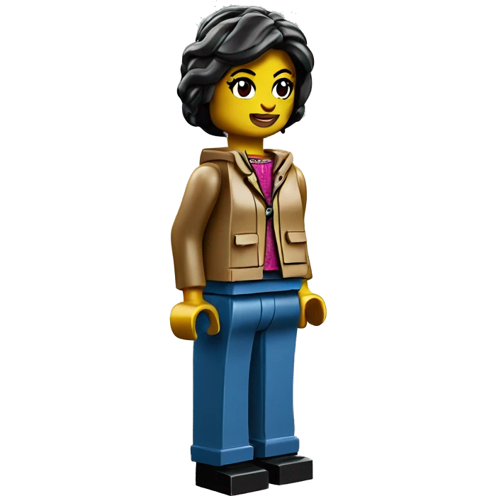 Lego figure girl emoji