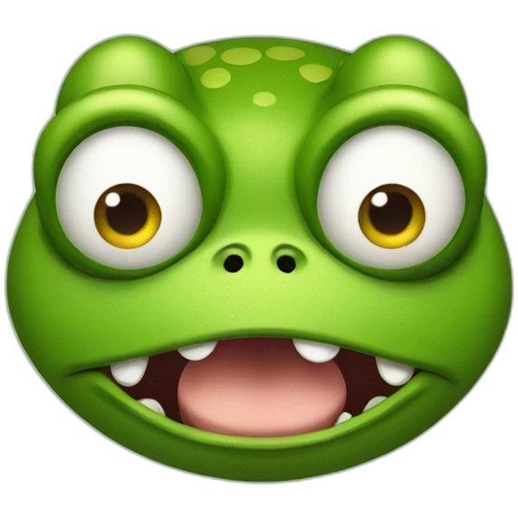 angry frog emoji