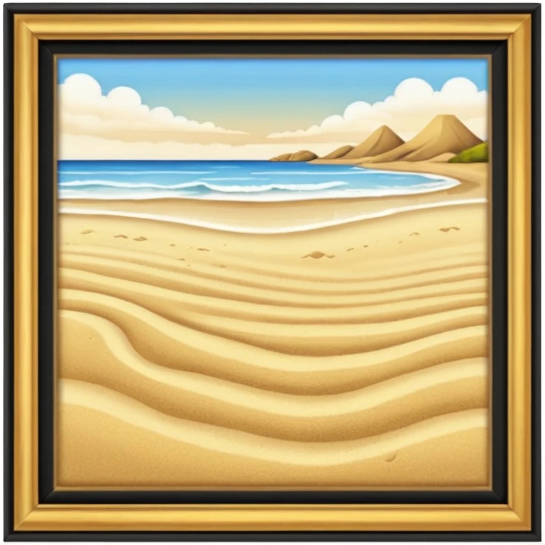 arena de la playa  emoji