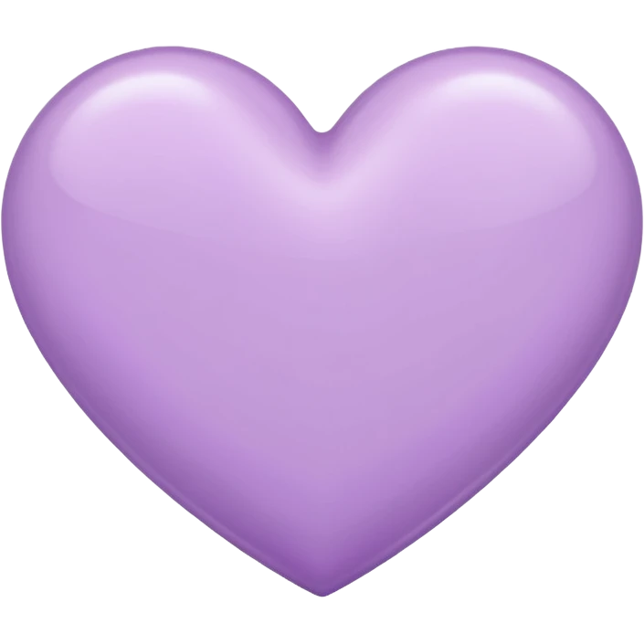 Lilac heart emoji
