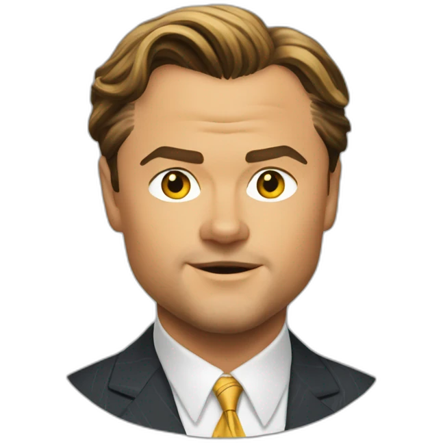 Wolf of wall street leonardo DiCaprio emoji