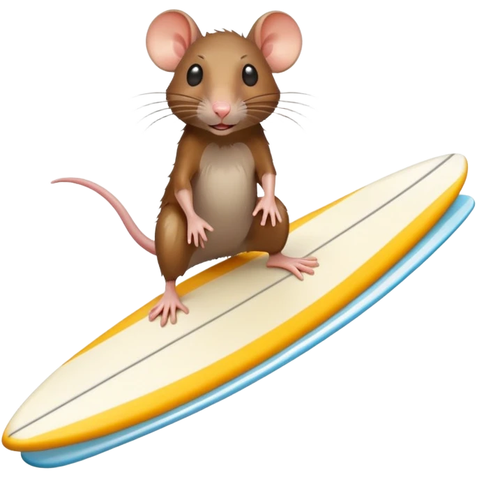 🐀 rat on a surfboard  emoji