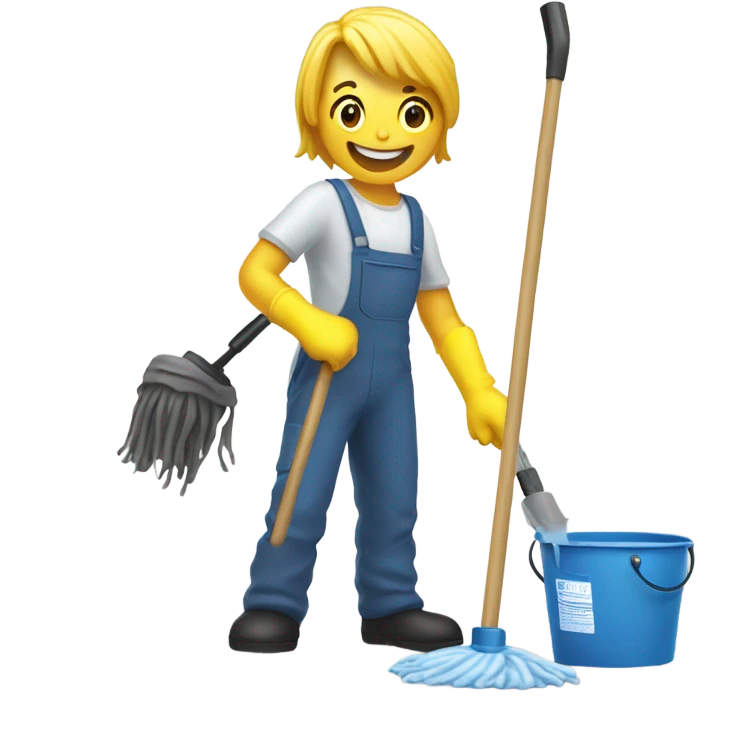 Cleaning emoji