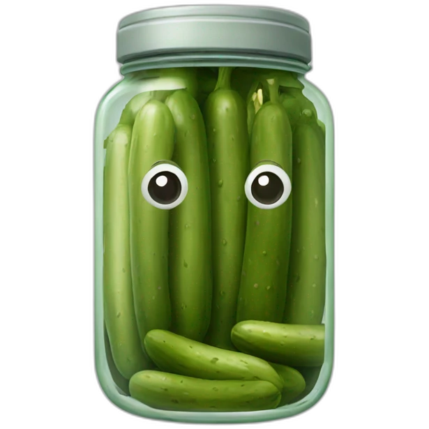 Pickle jar emoji