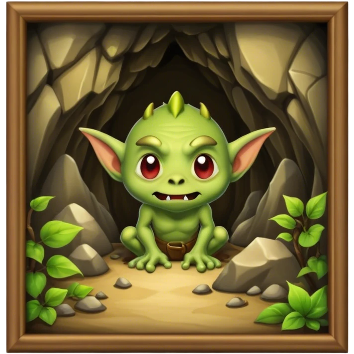 Goblin cave emoji