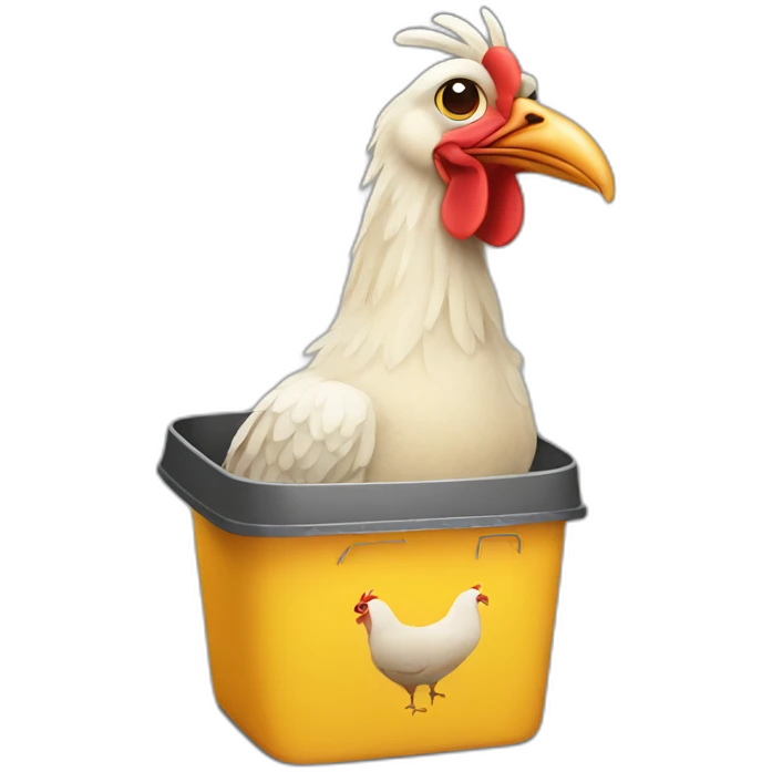 Bin chicken emoji