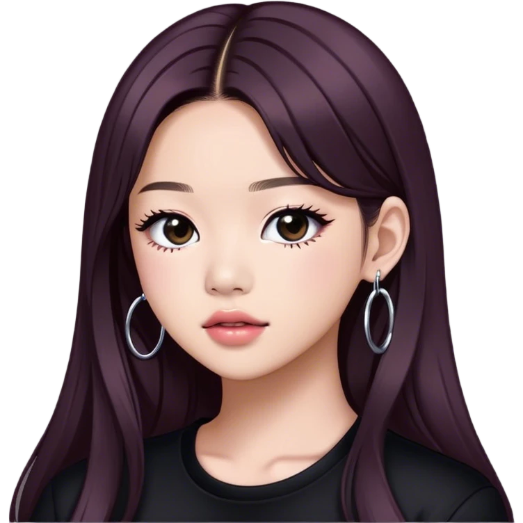 Kim Jennie from BLACKPINK emoji
