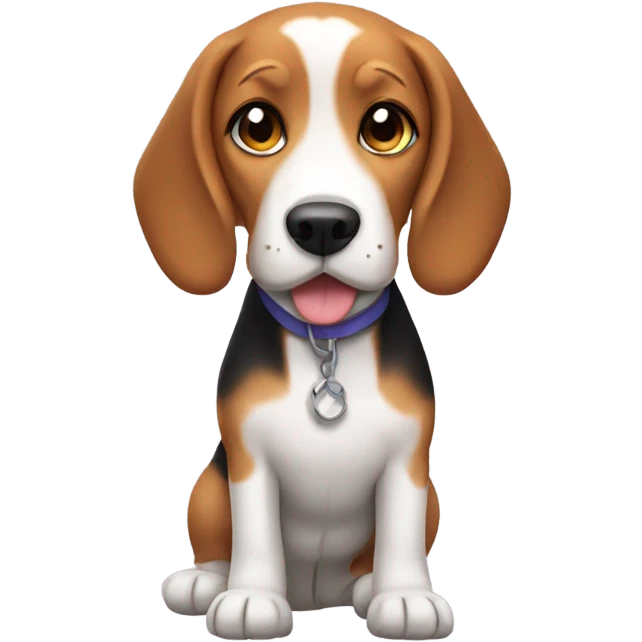 Beagle Ang girl emoji