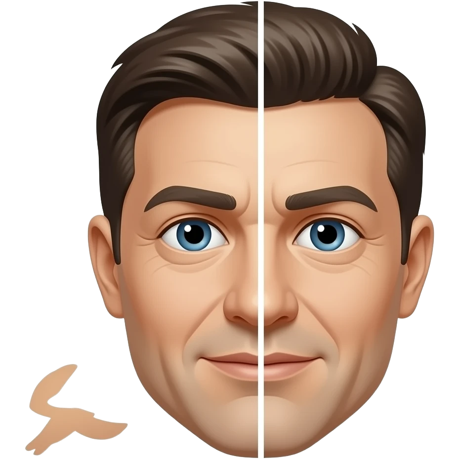 gran polarització política. emoji