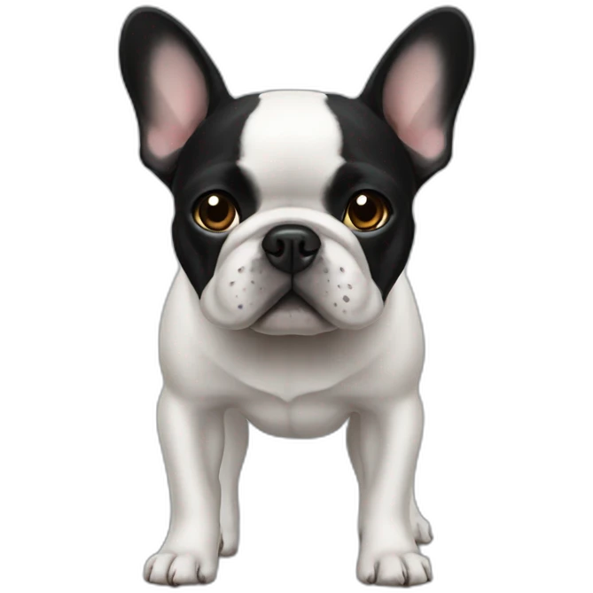 black-french-bulldog-body emoji