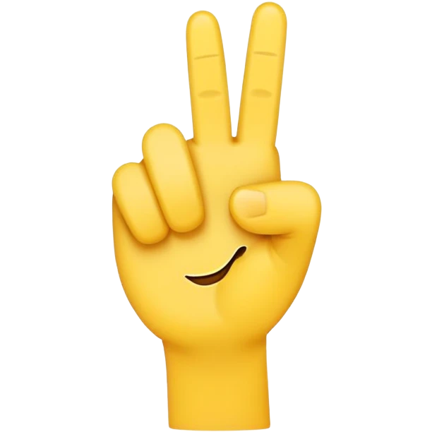 A cute emoji shows middle finger emoji