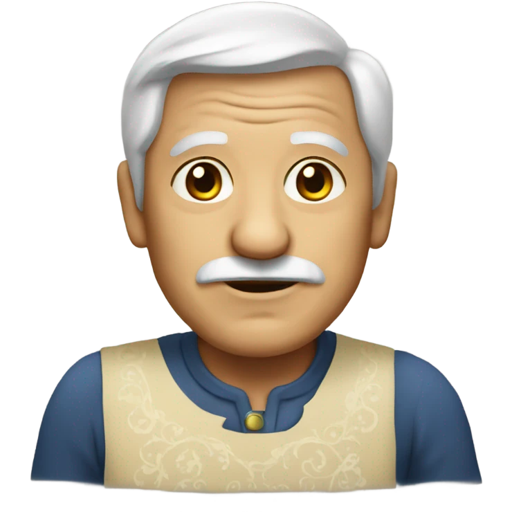 Old man in a dress emoji