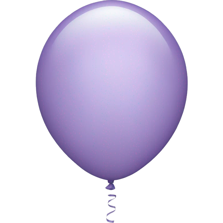 Light purple balloon emoji