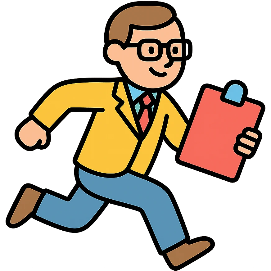 teacher sprinting emoji