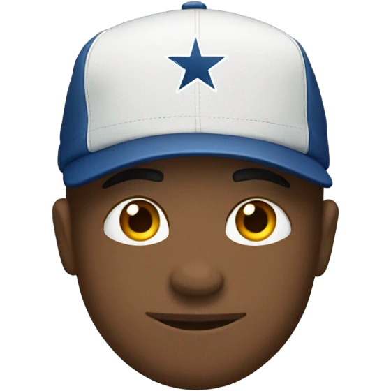 Airmen with a joint and a baseball cap  emoji