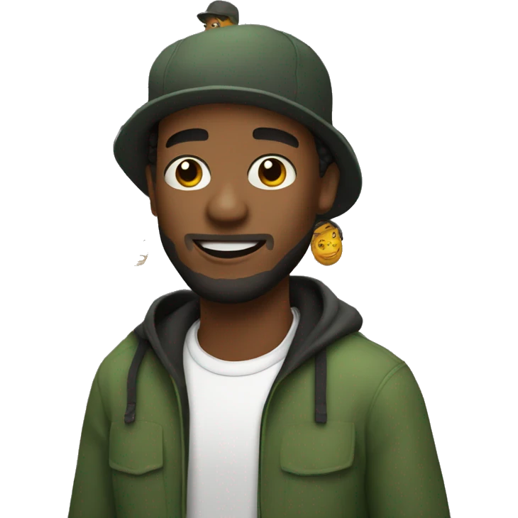 jamaican guy with rastacap emoji