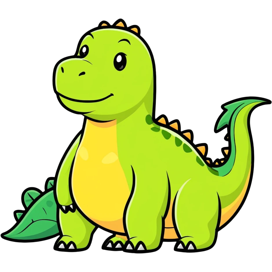 Fat dinosaur  emoji