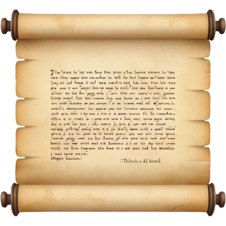 Scroll with quote
 emoji